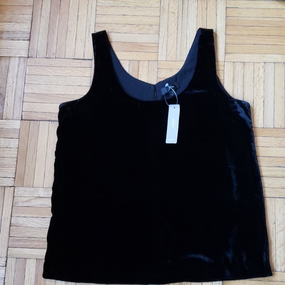 Nwt! J.Crew "Rift" Velvet Tank - Picture 2 of 8